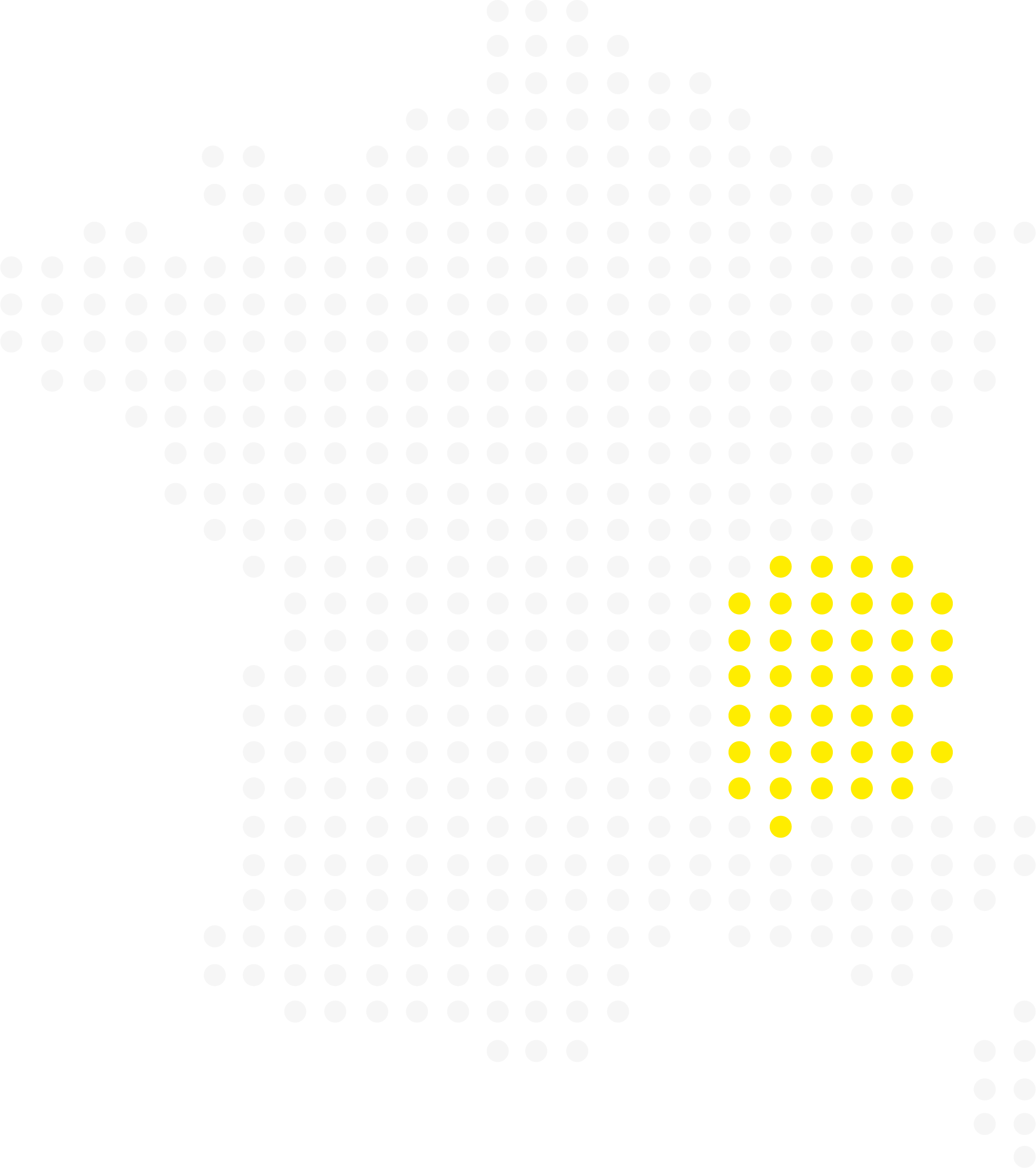 carte Rhone Alpes gris jaune